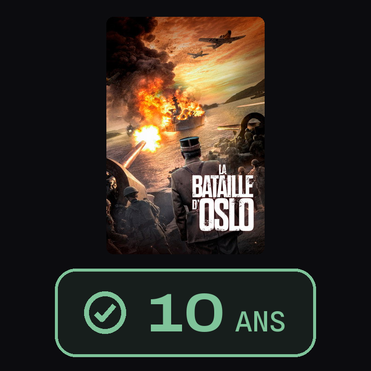 La Bataille d'Oslo : zinema 10 ans
