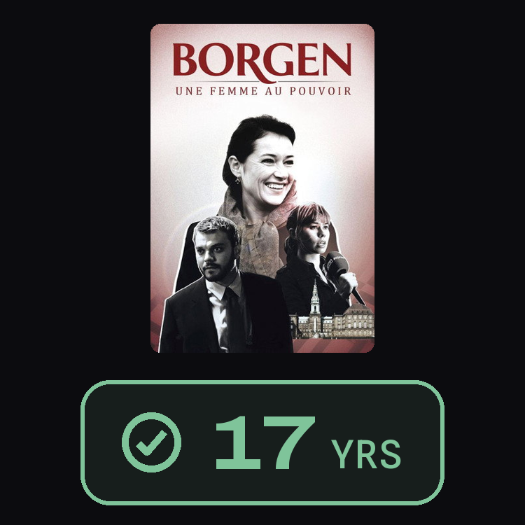 Borgen : zinema 17 yrs