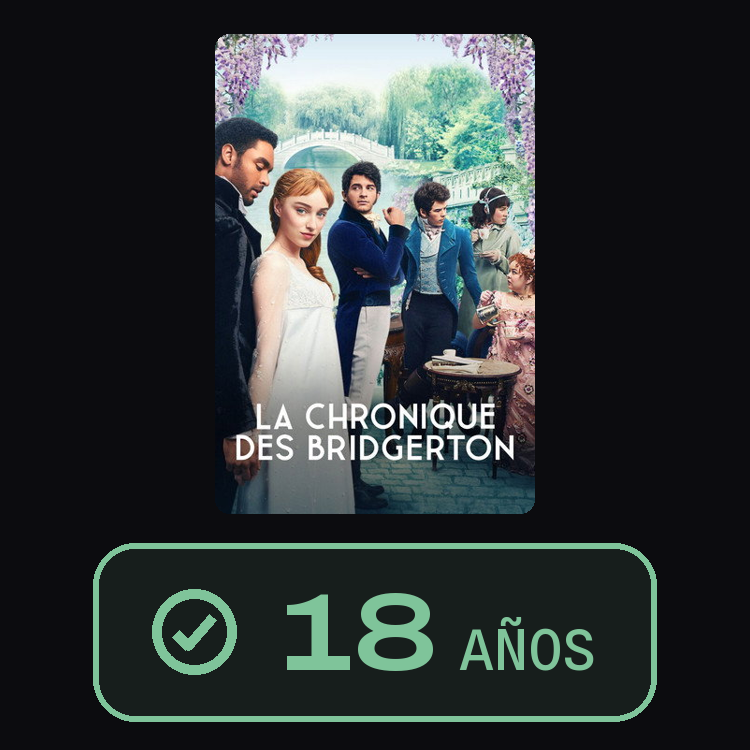 Bridgerton : zinema 18 años