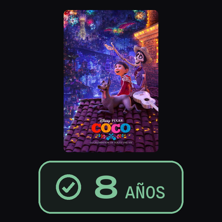 Coco : zinema 8 años