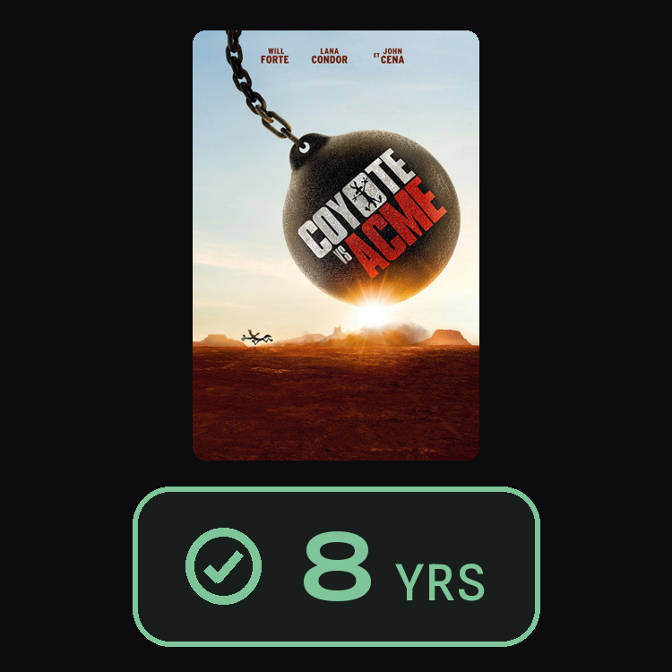 Coyote vs. Acme : zinema 8 yrs