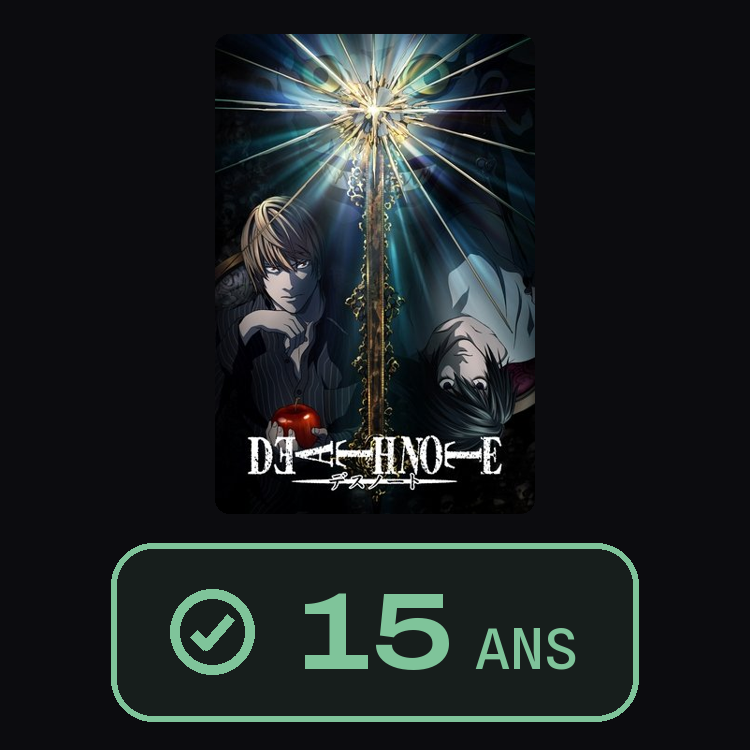 Death Note : zinema 15 ans