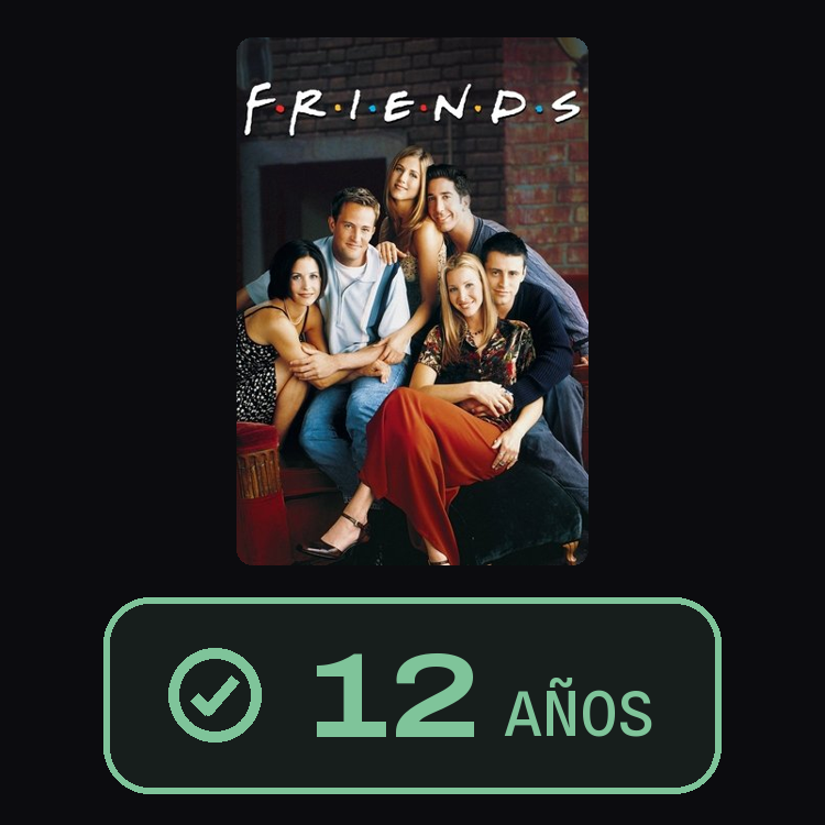 Friends : zinema 12 años
