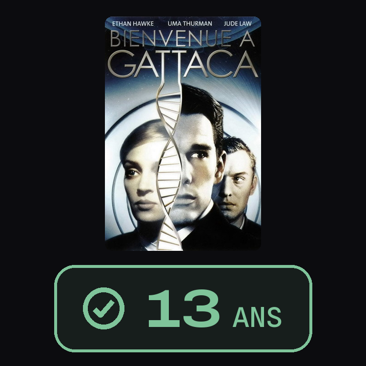 Bienvenue à Gattaca : zinema 13 ans