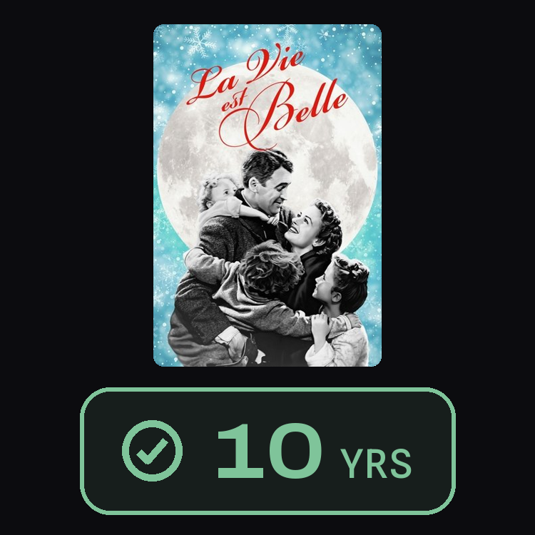 It's a Wonderful Life : zinema 10 yrs