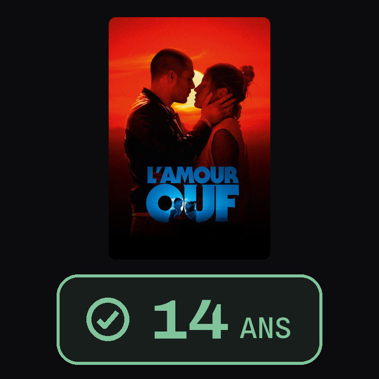 L'Amour ouf : zinema 14 ans