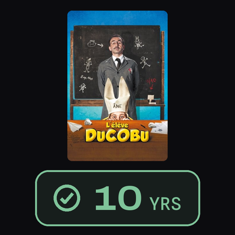 L'Élève Ducobu : zinema 10 yrs