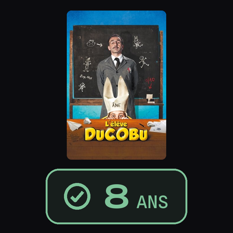 L'Élève Ducobu : zinema 8 ans