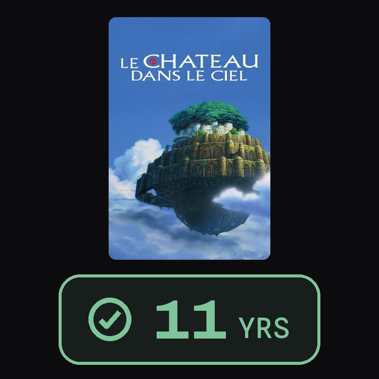 Le Château dans le ciel : zinema 11 yrs