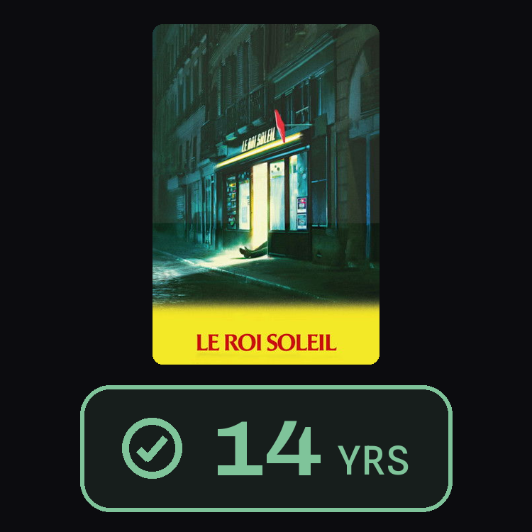 Le Roi Soleil : zinema 14 yrs