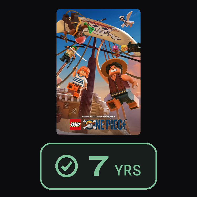 LEGO ONE PIECE : zinema 7 yrs