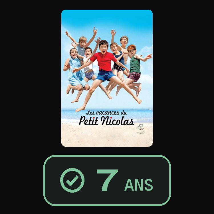 Les Vacances du Petit Nicolas : zinema 7 ans