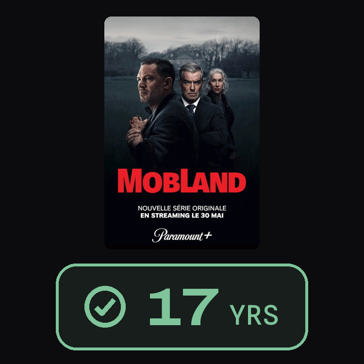 MobLand : zinema 17 yrs