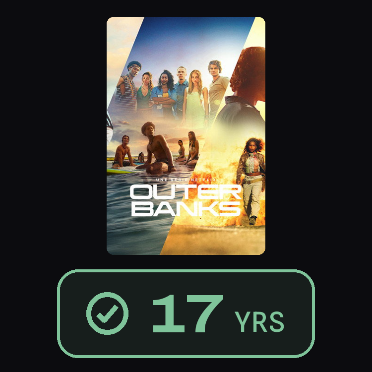 Outer Banks : zinema 17 yrs