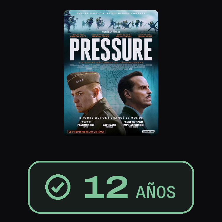 Pressure : zinema 12 años