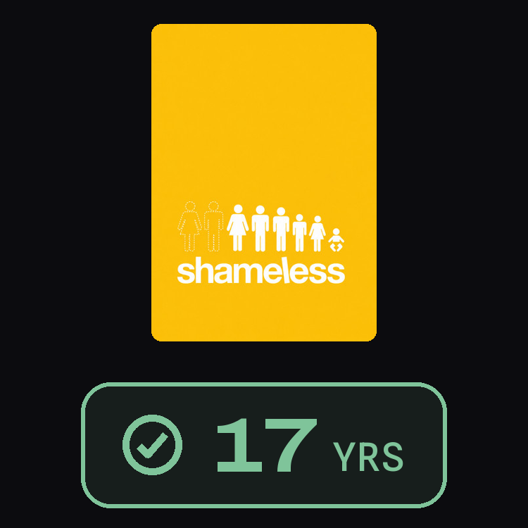 Shameless : zinema 17 yrs