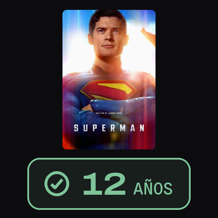 Superman : zinema 12 años
