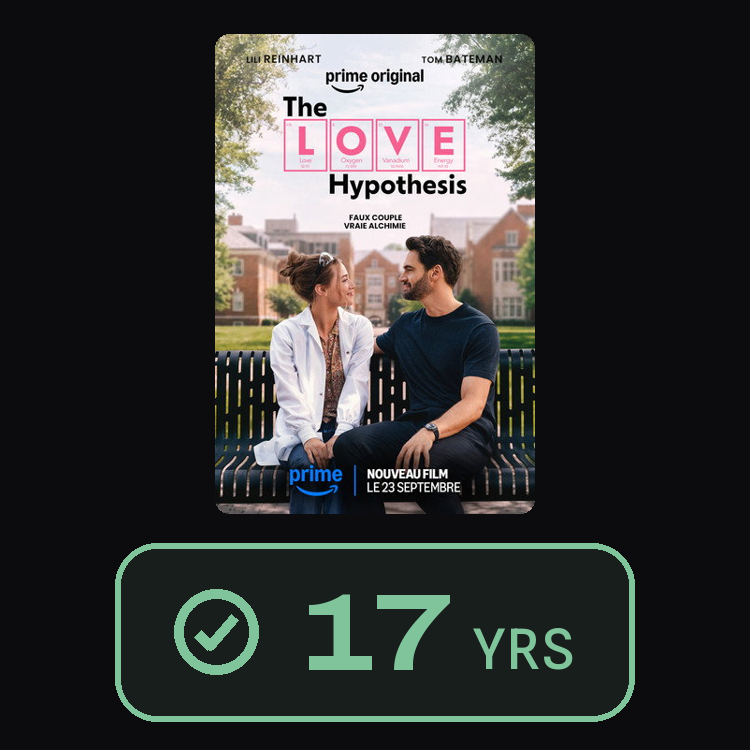 The Love Hypothesis : zinema 17 yrs