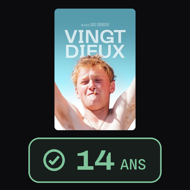 Vingt Dieux : zinema 14 ans