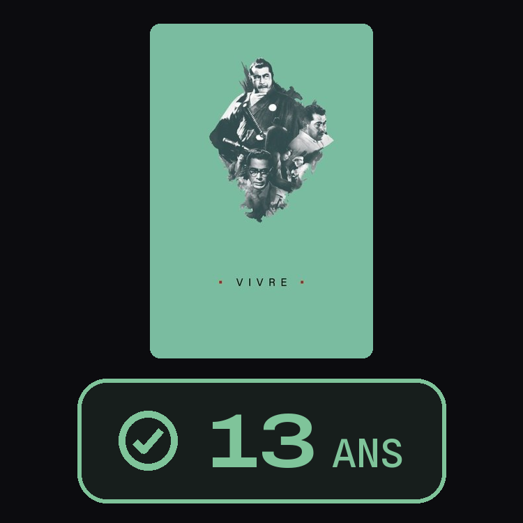 Vivre : zinema 13 ans